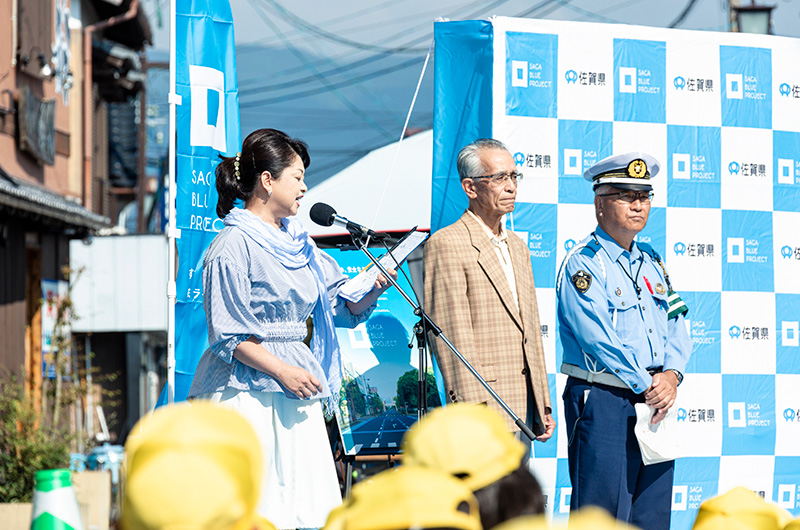 地元の皆さん・警察の方々のご協力のもと
